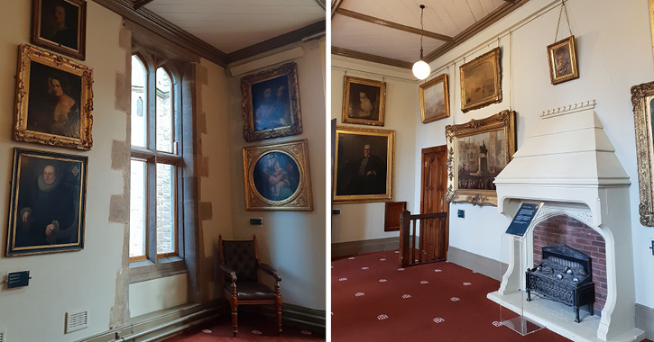 The Burlson Gallery in Durham Town Hall
